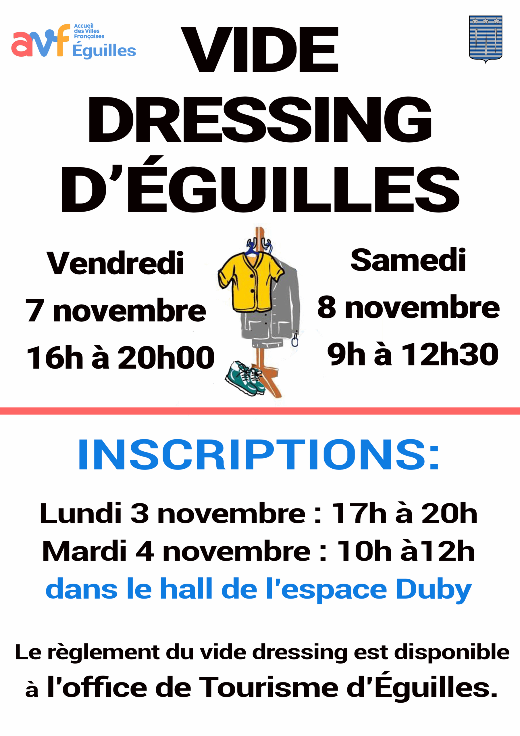 Vide dressing AVF novembre 2025