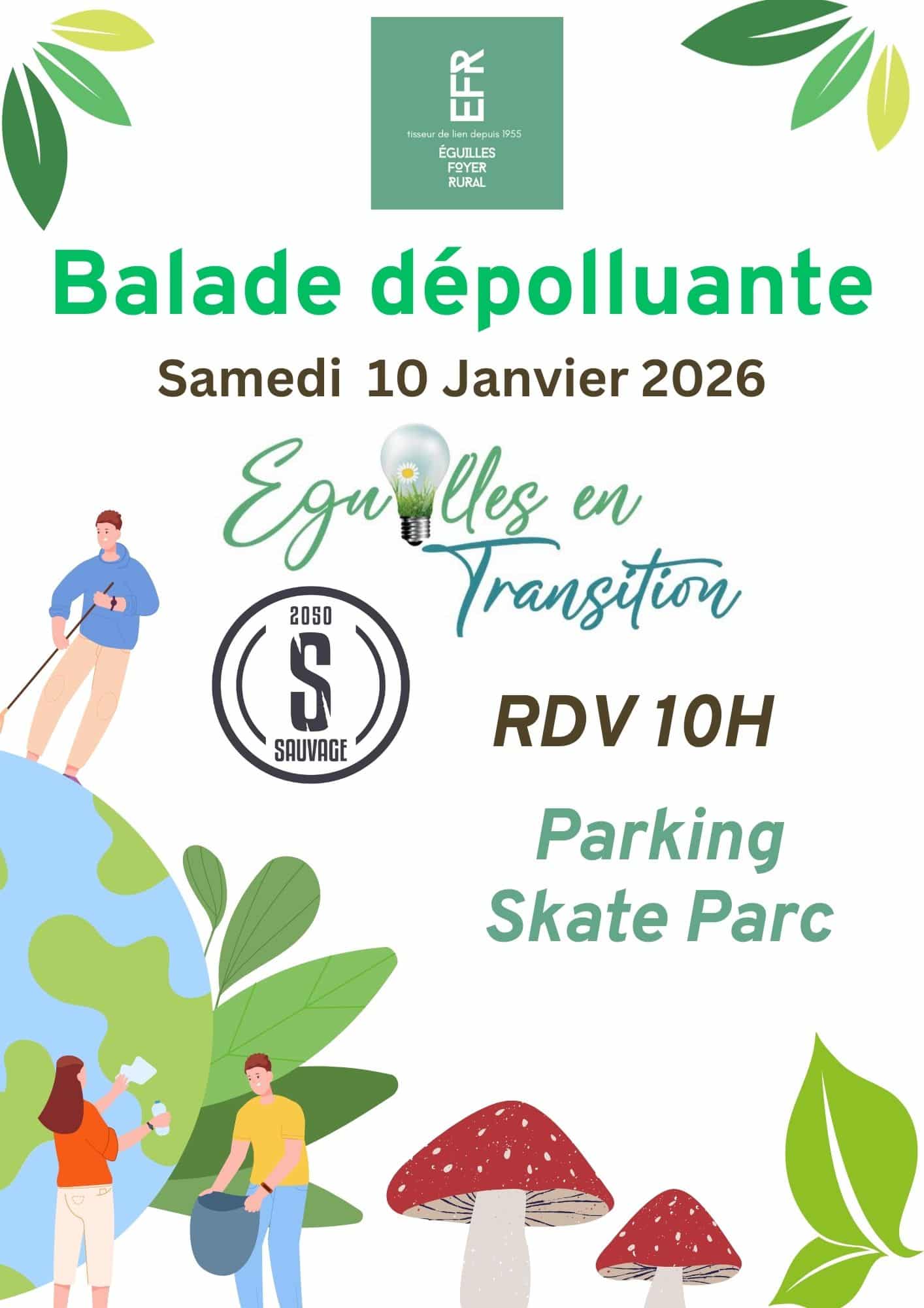 Balade dépolluante avec Sauvage méd 10 janvier 2026