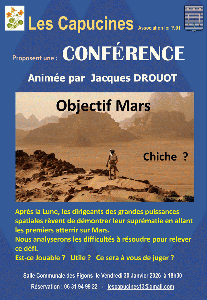 Affiche Conference J. Drouot - Ojectif Mars 30 jan 26a