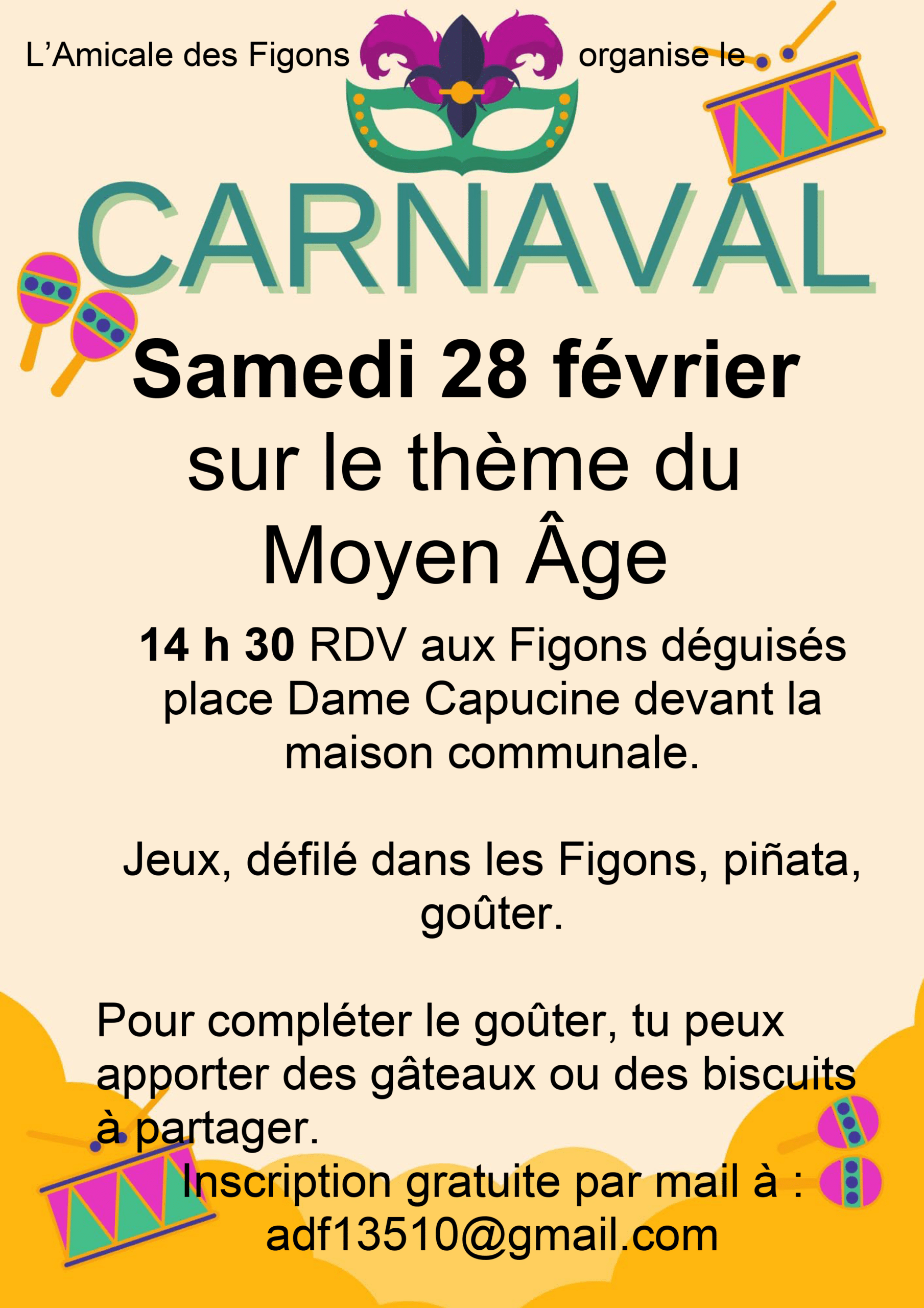 carnaval Figons du 28 février 2026