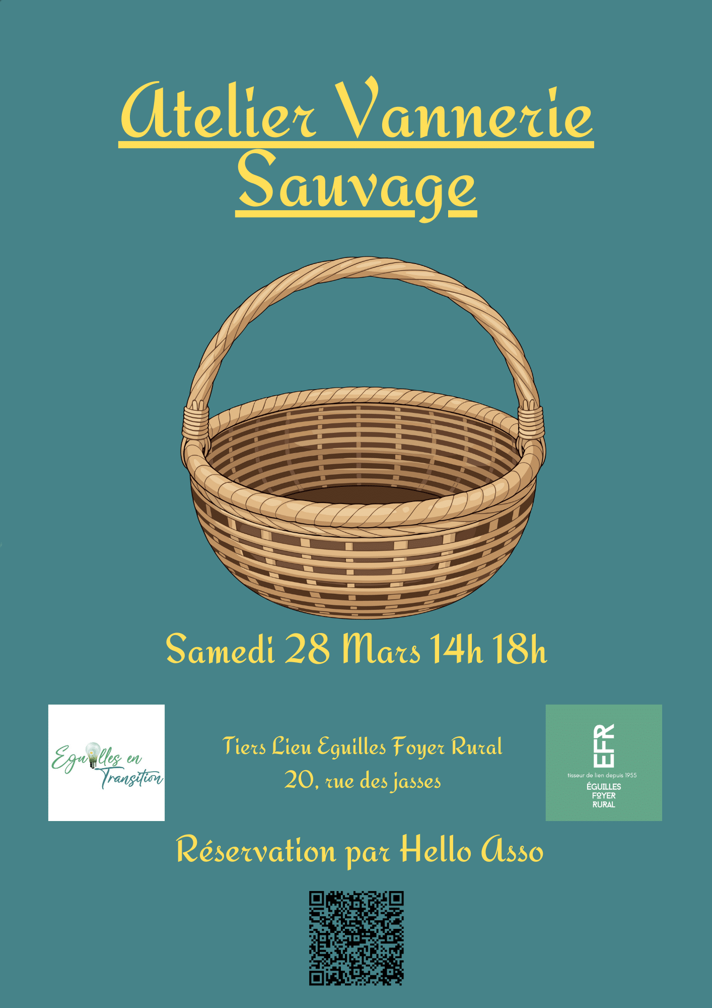 Vannerie affiche 28 mars 2026