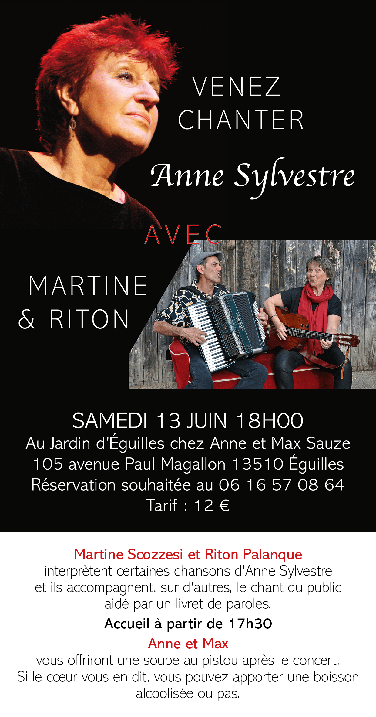 13 juin chez Anne et Max