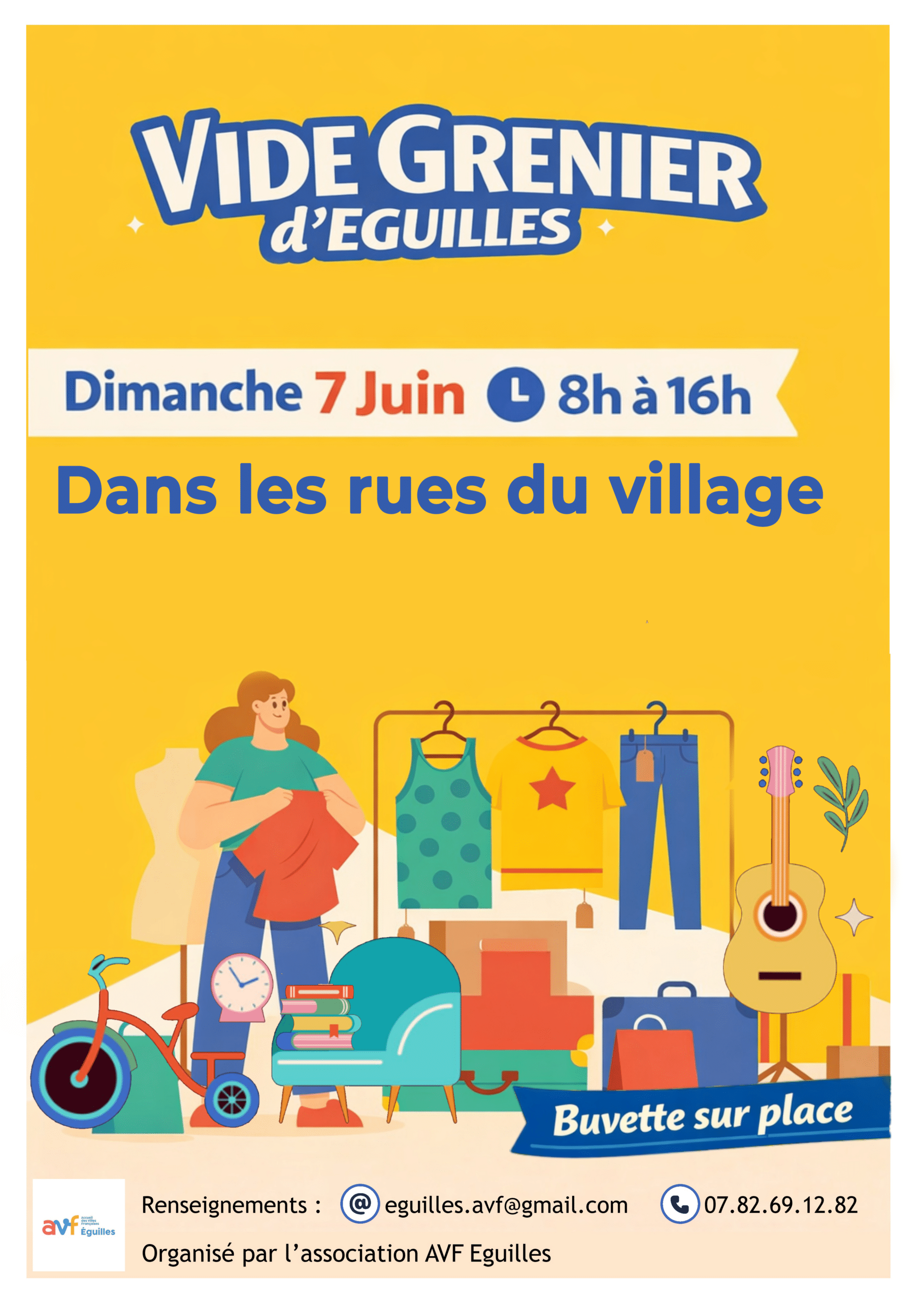 vide grenier eguilles 7 juin