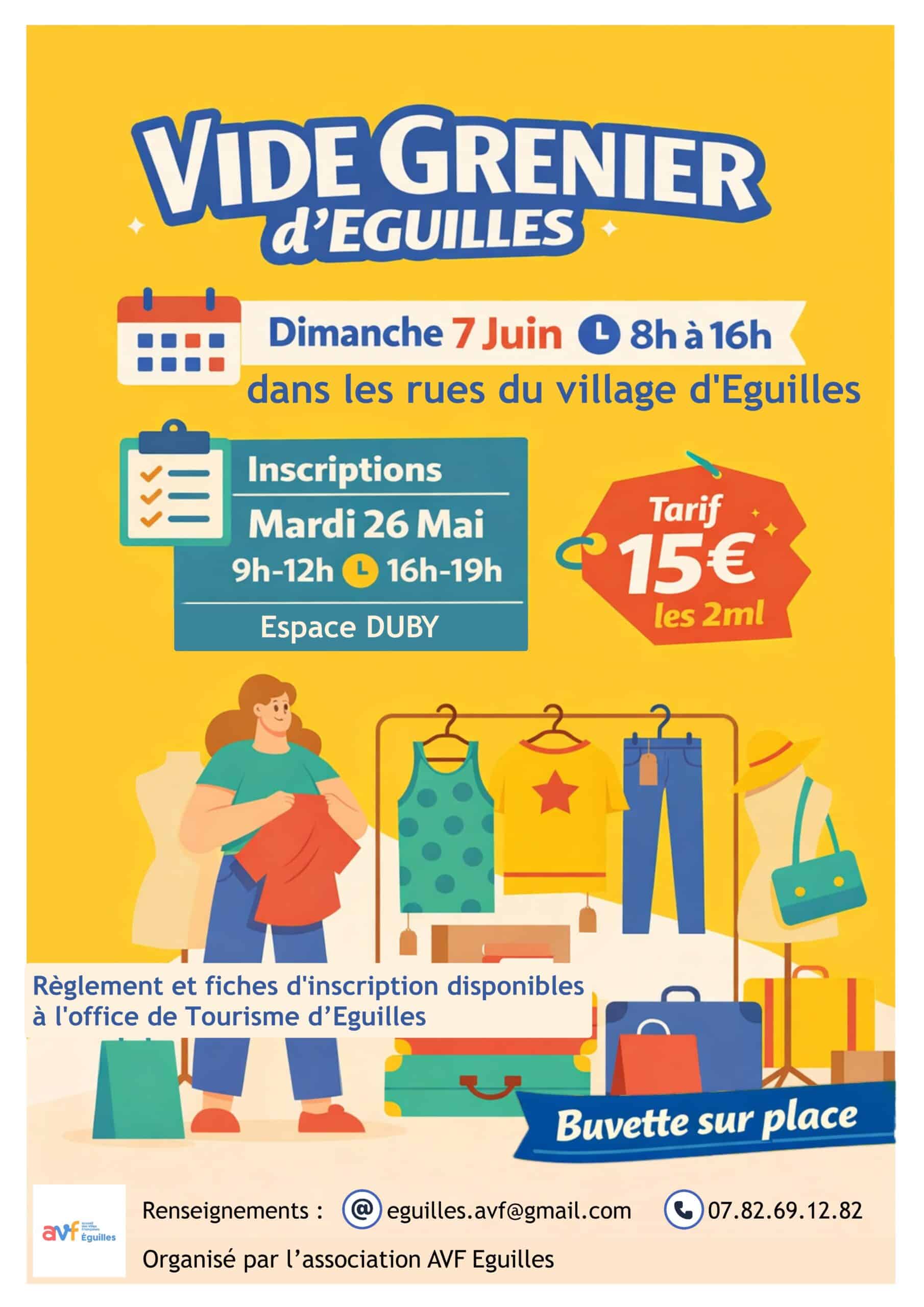 vide grenier eguilles