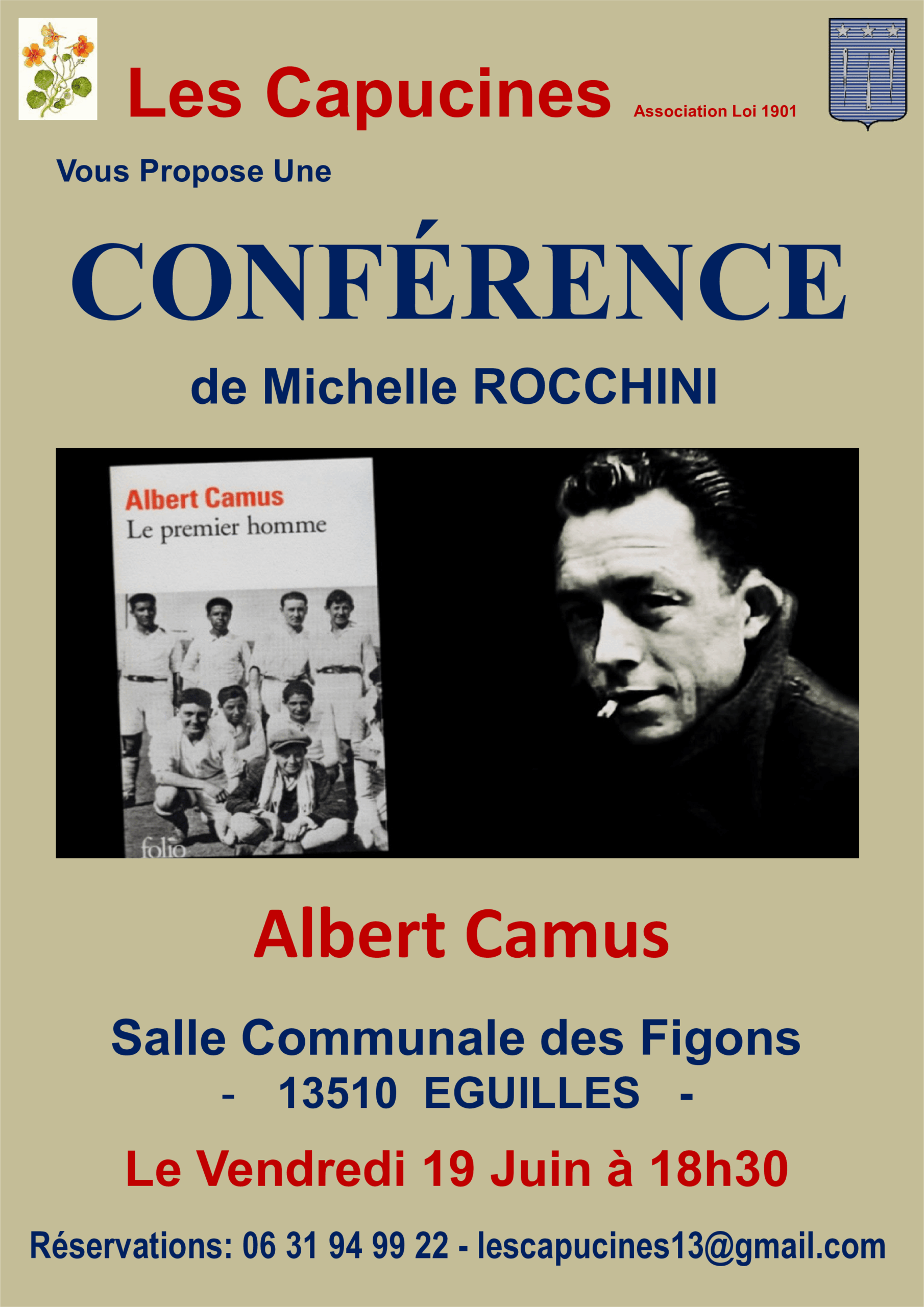 Affiche Conference M Rocchini le 19 Juin 2026