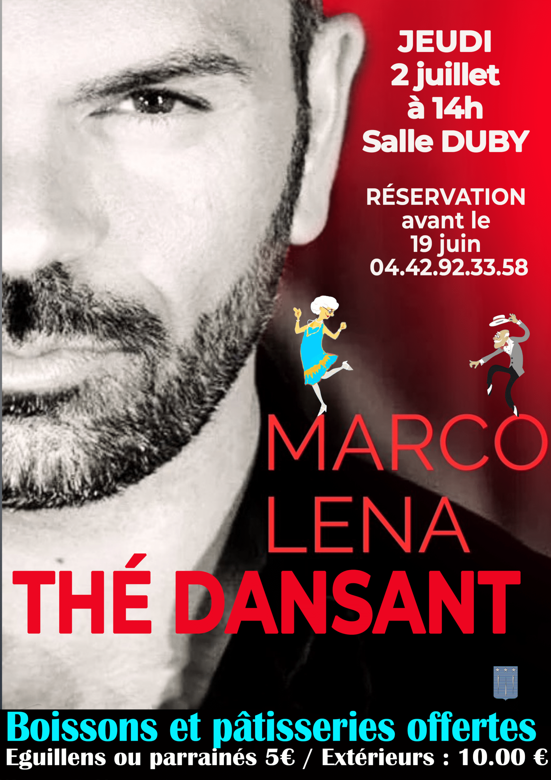 thé dansant 2 juillet MARCO