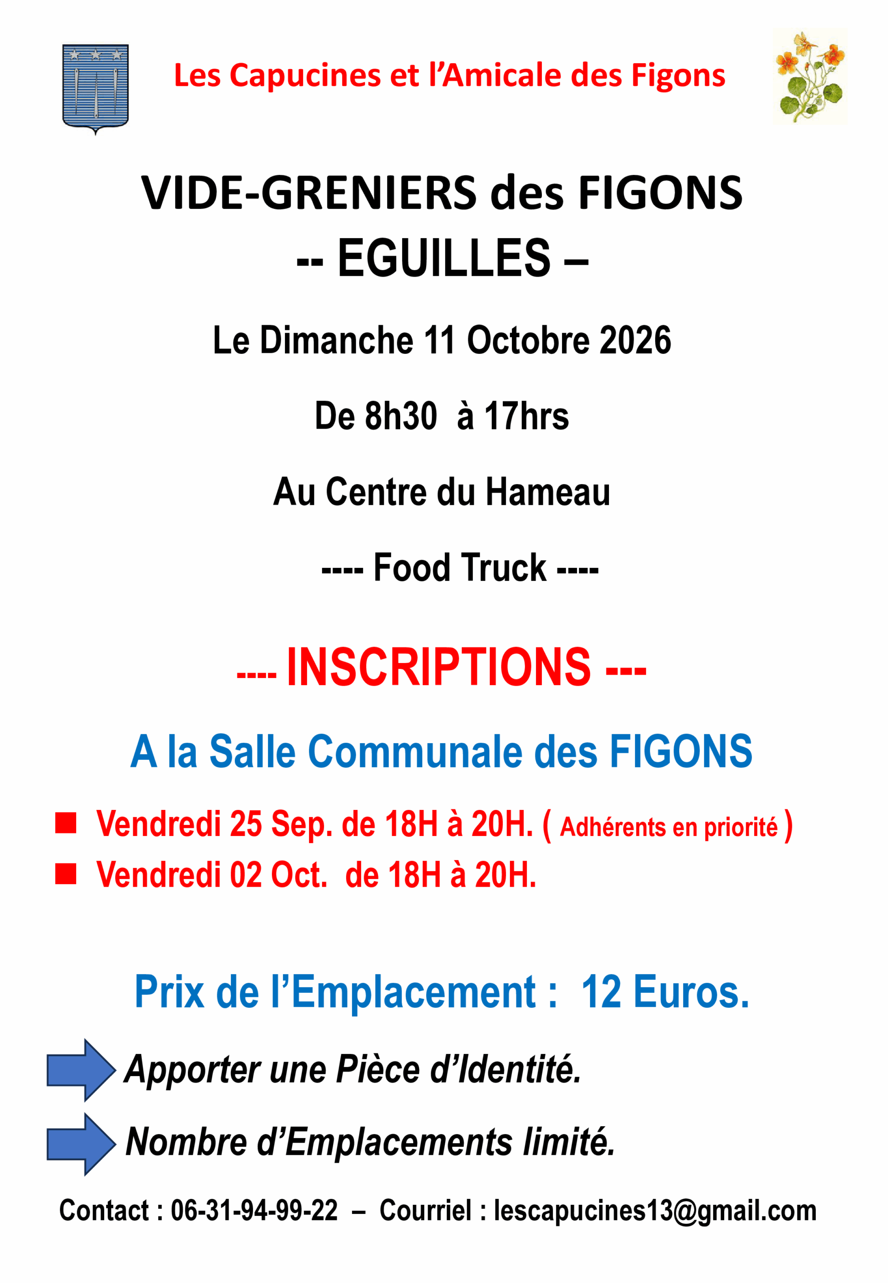 Affiche Vide Greniers A4 2026
